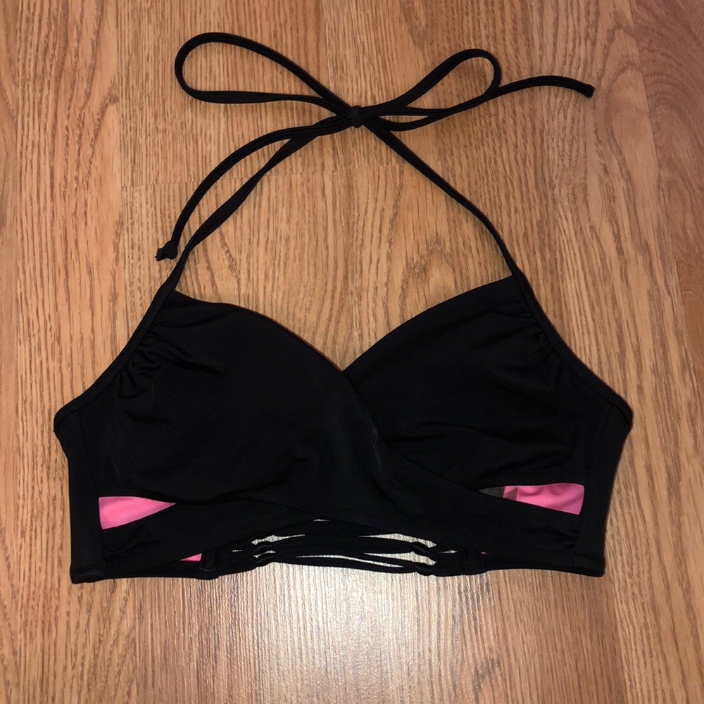Victoria’s Secret PINK criss cross bikini top